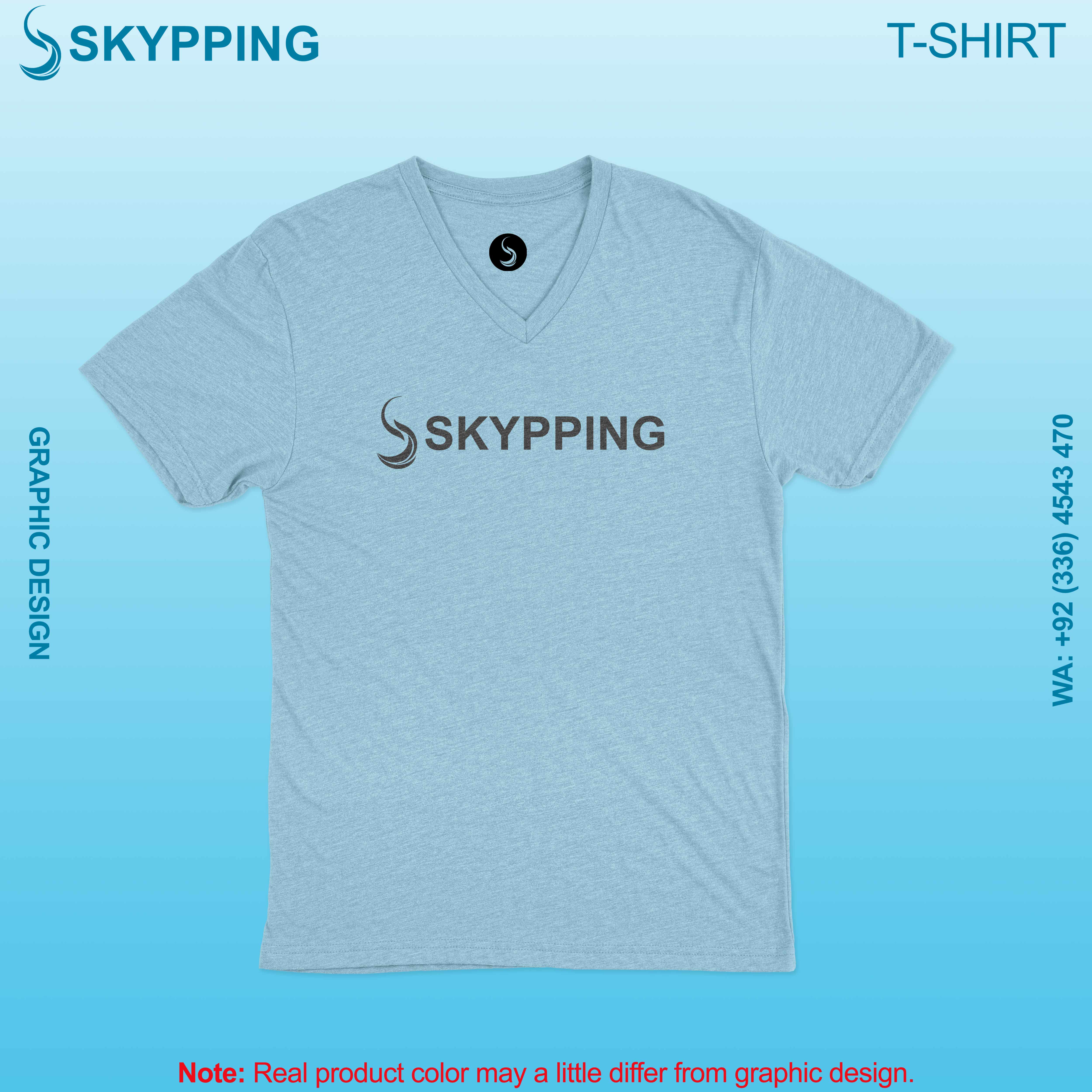 V-Neck Short set-in style sleeve t-shirt for men